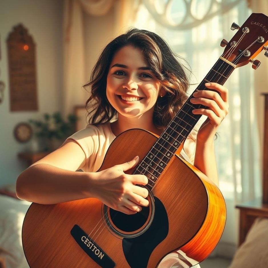 Dream : Receiving a guitar as a gift in a dream