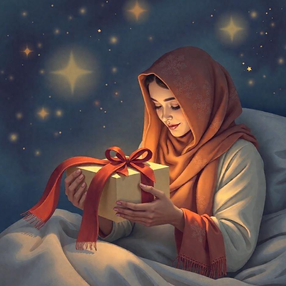 Dream : Receiving a headscarf as a gift in a dream