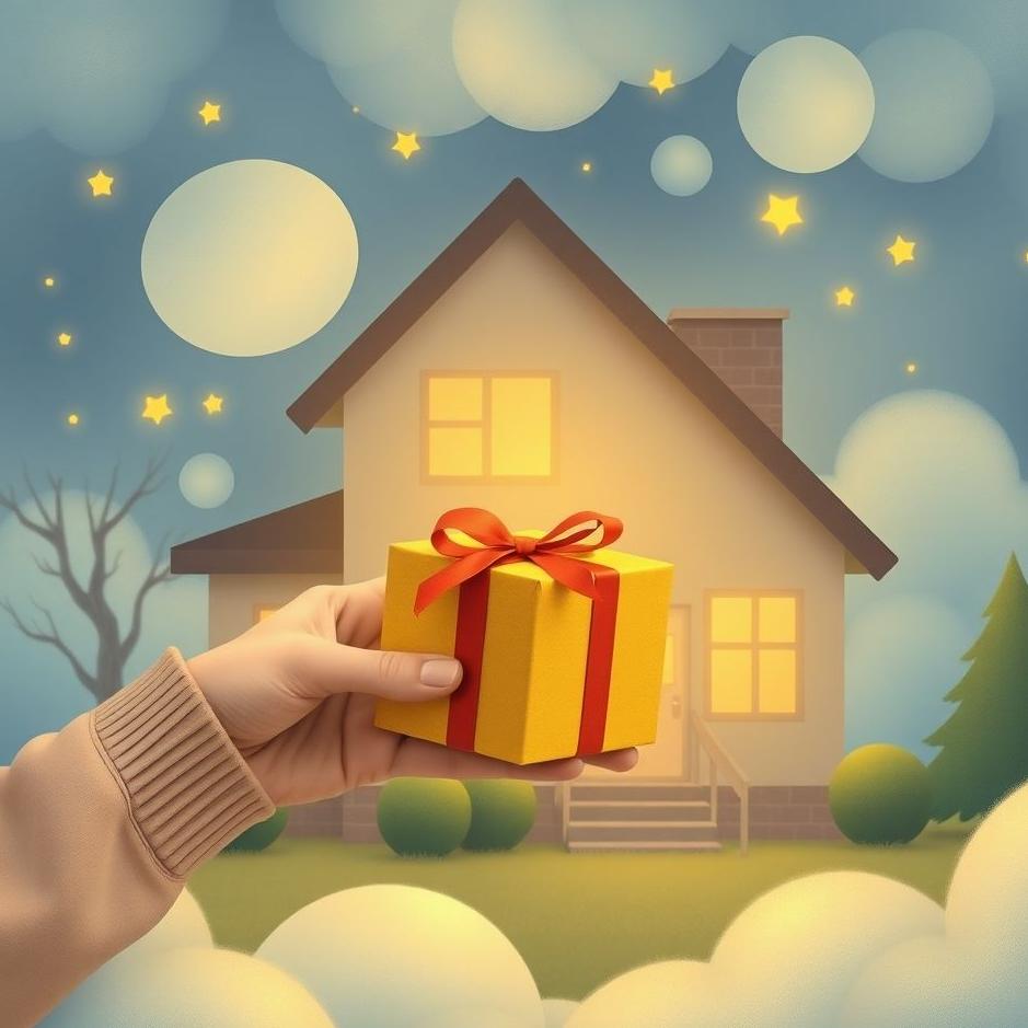Dream : Receiving a housewarming gift in a dream