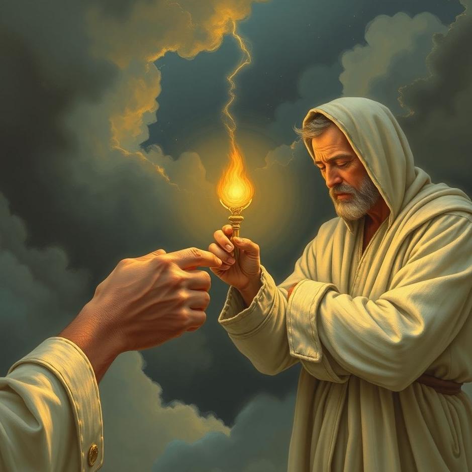 Dream : Receiving a key from a man in a dream