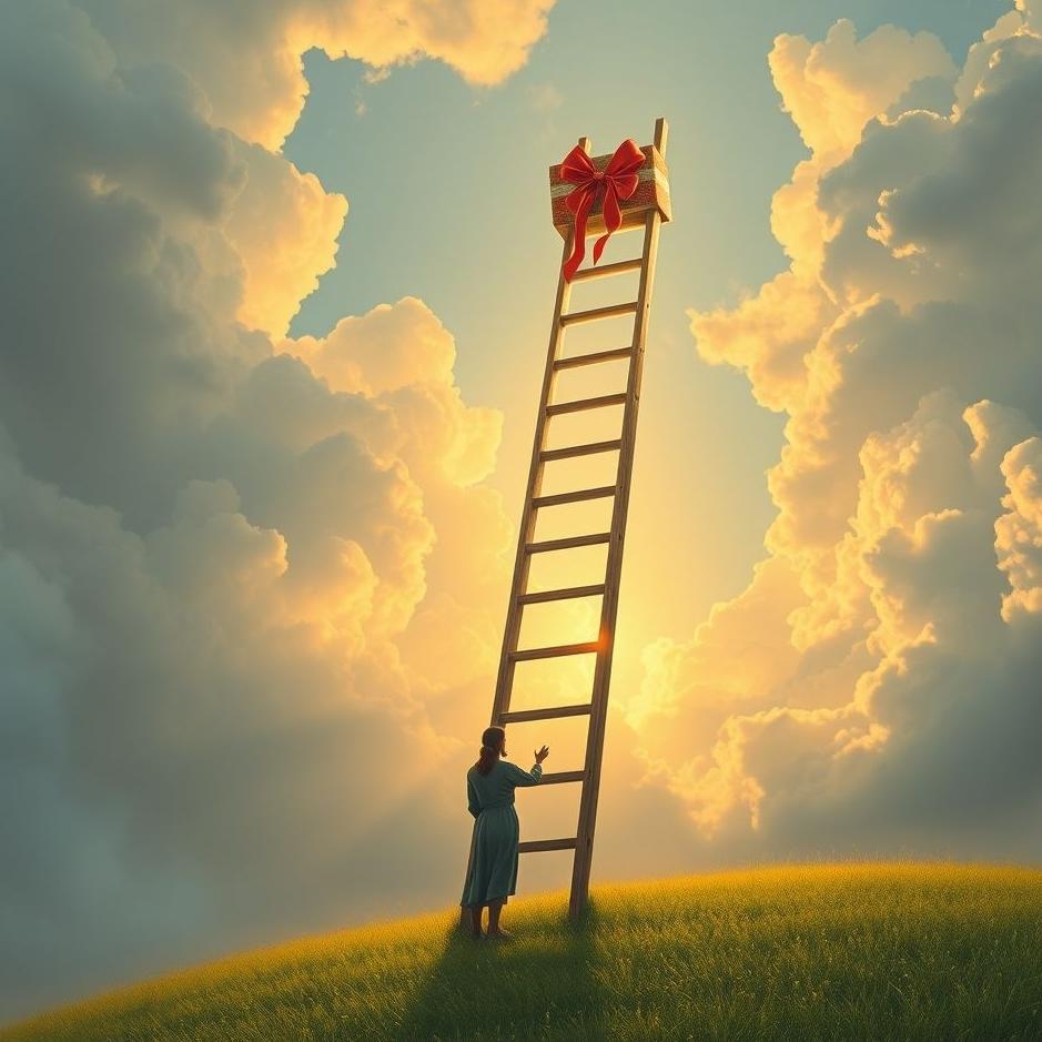 Dream : Receiving a ladder as a gift in a dream