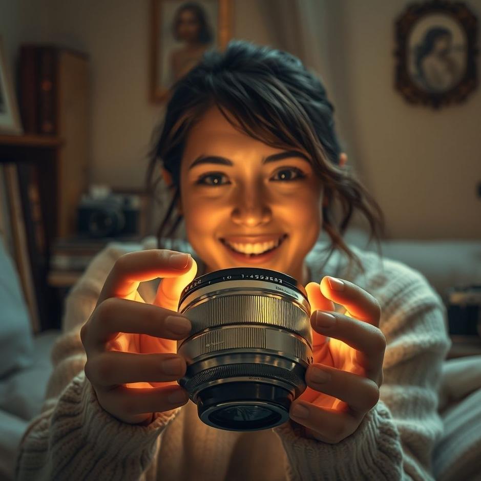 Dream : Receiving a lens as a gift in a dream