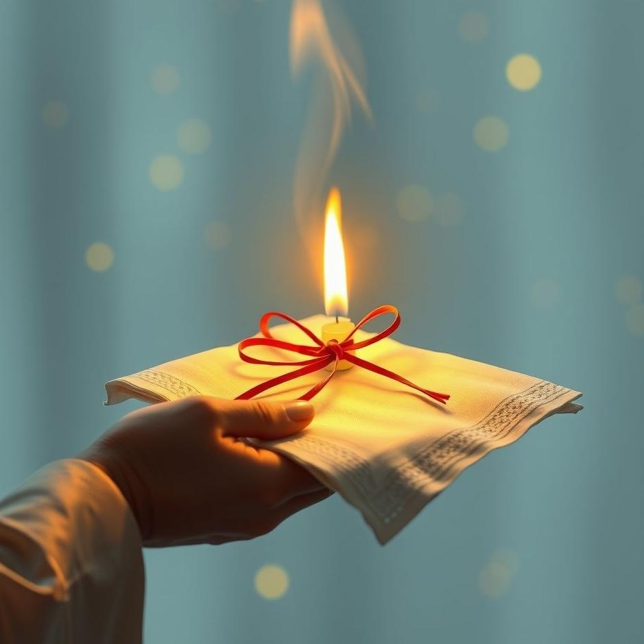 Dream : Receiving a napkin as a gift in a dream