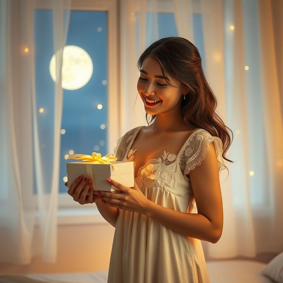 Dream Dictionary : Receiving a nightgown as a gift in a dream