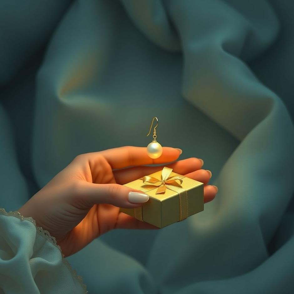 Dream : Receiving a pearl earring as a gift in a dream