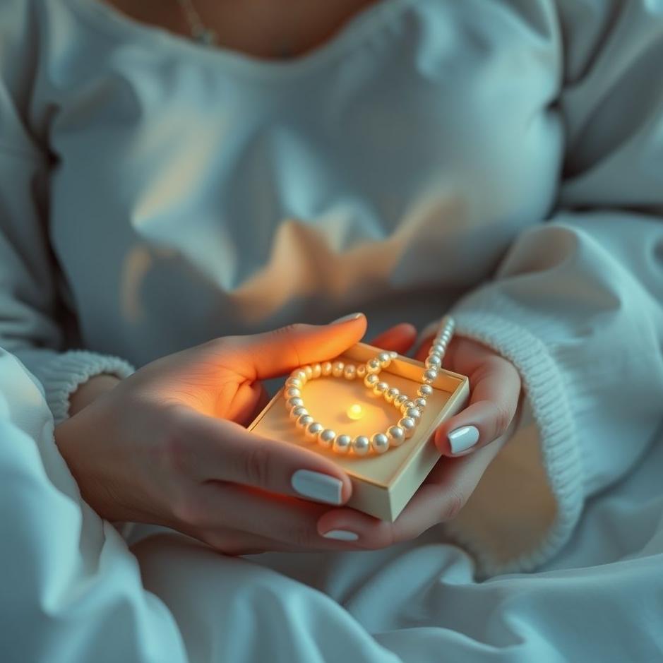 Dream : Receiving a pearl necklace as a gift in a dream