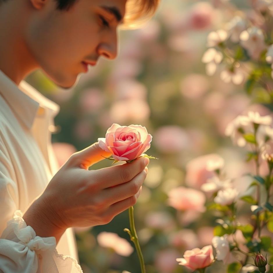 Dream : Receiving a pink rose from your lover in a dream