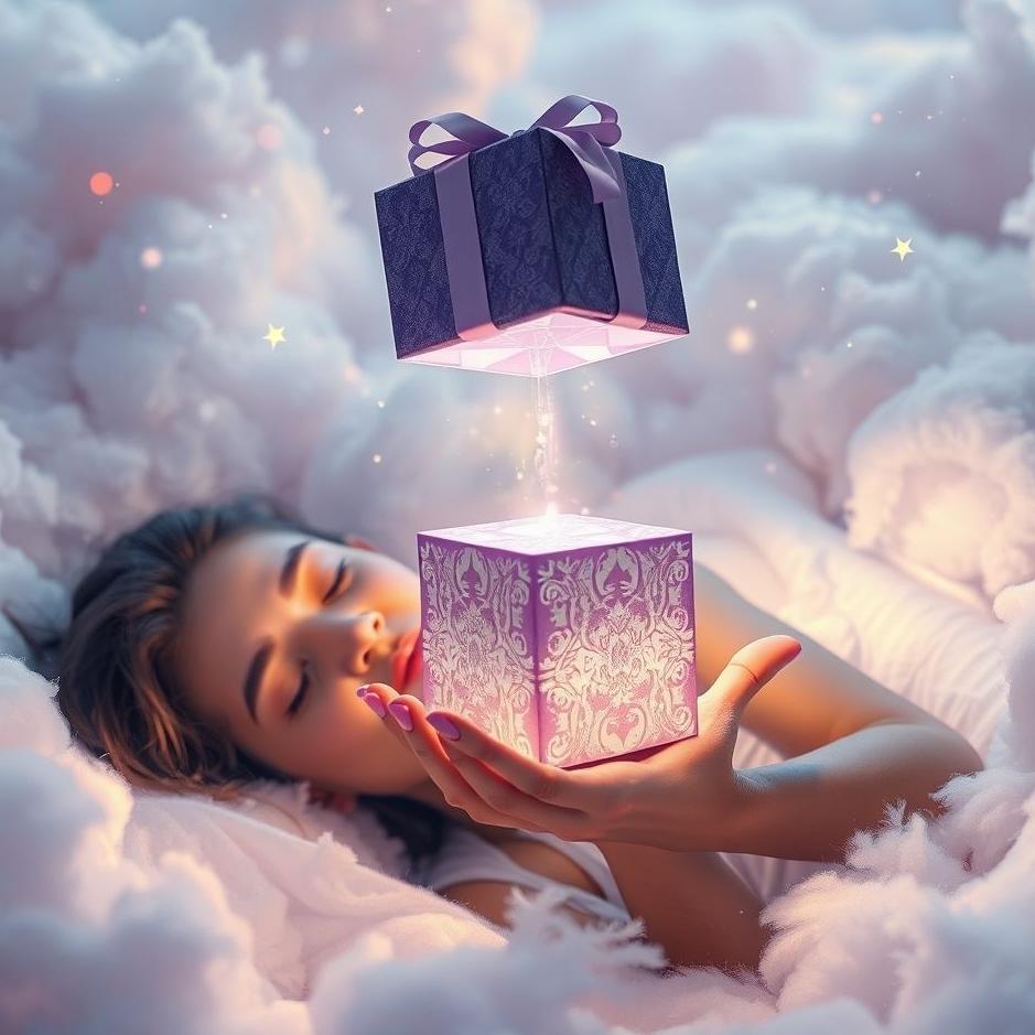 Dream : Receiving a purple gift in a dream