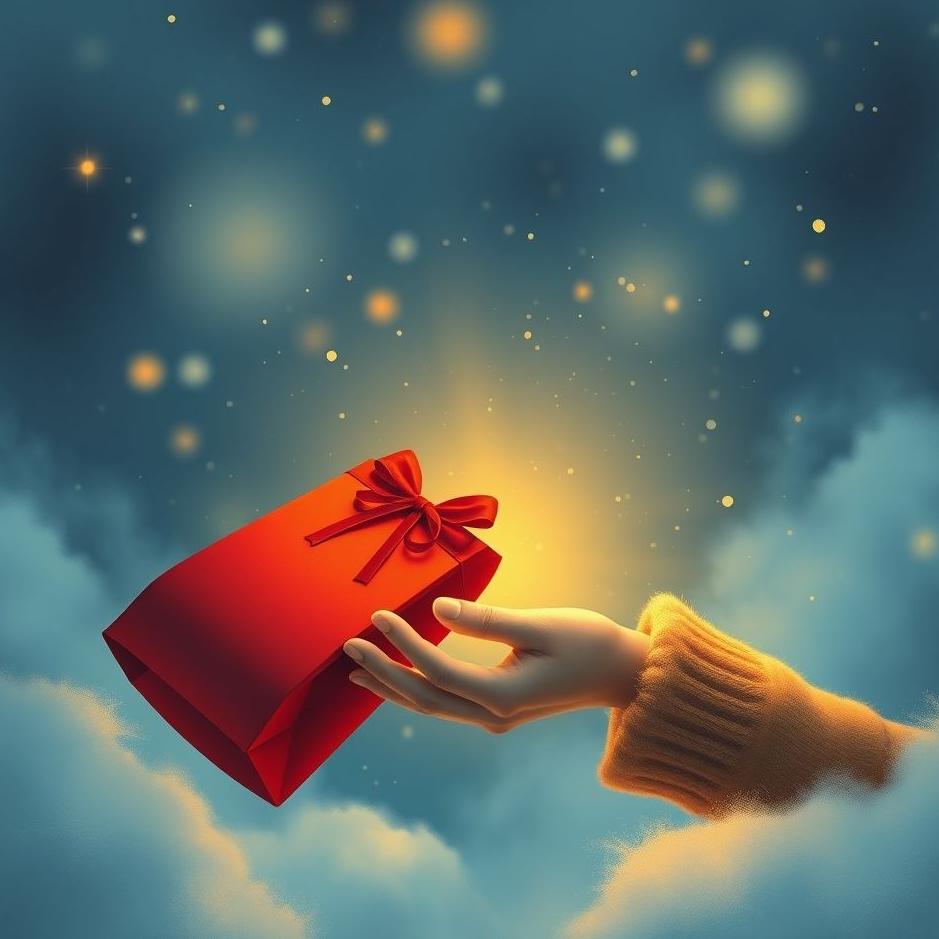 Dream : Receiving a red bag as a gift in a dream