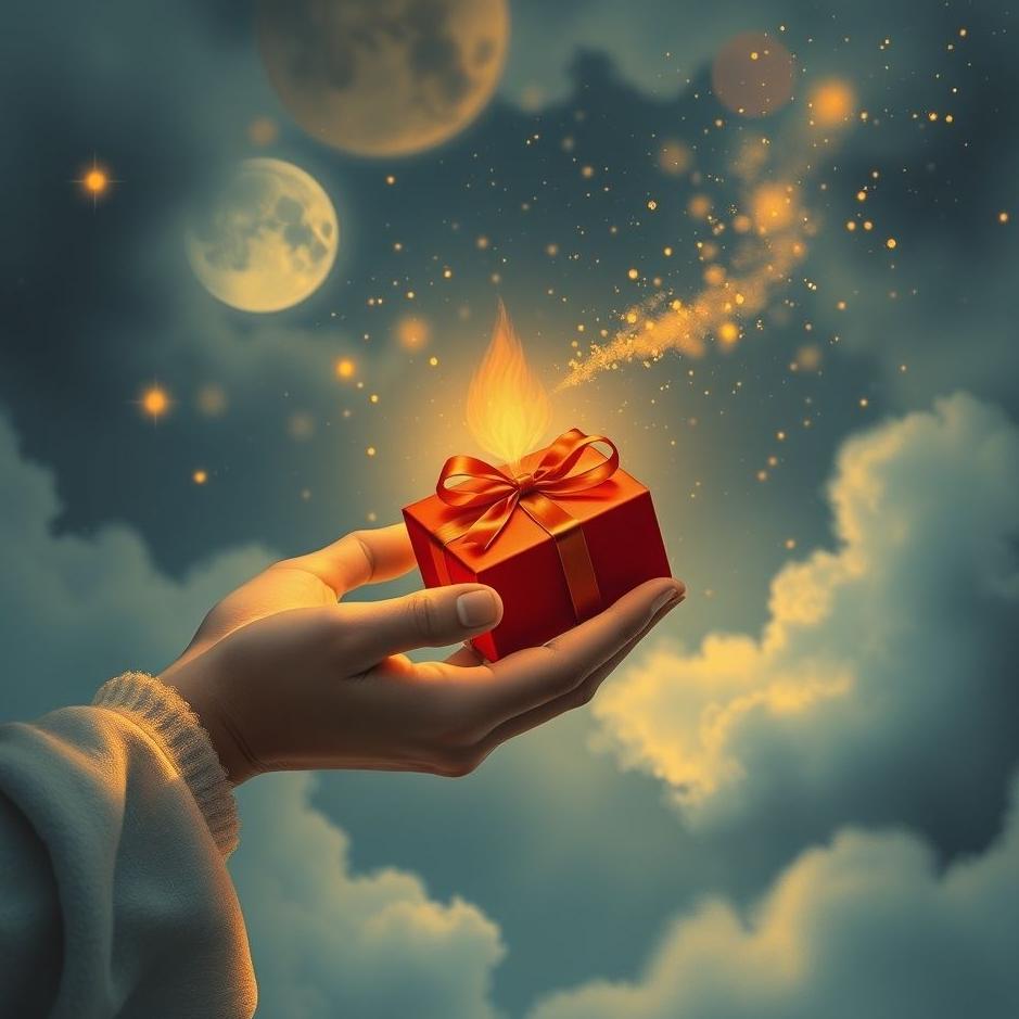 Dream : Receiving a red gift in a dream