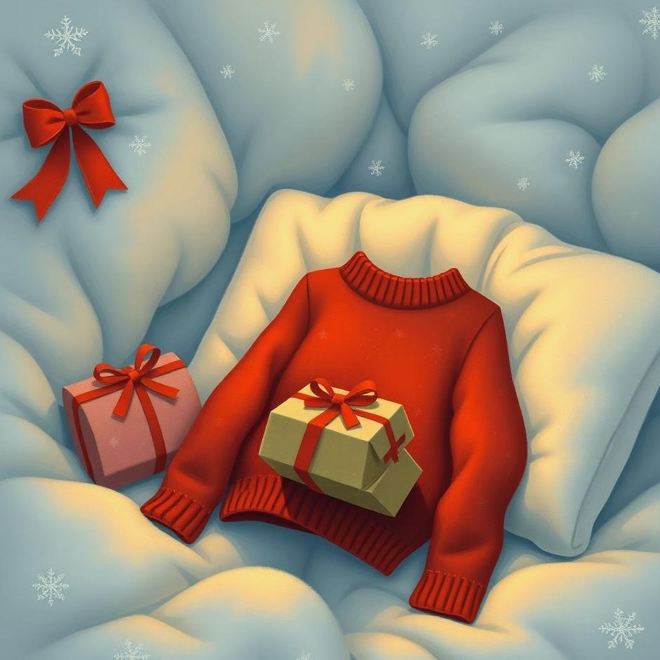 Dream : Receiving a red sweater as a gift in a dream