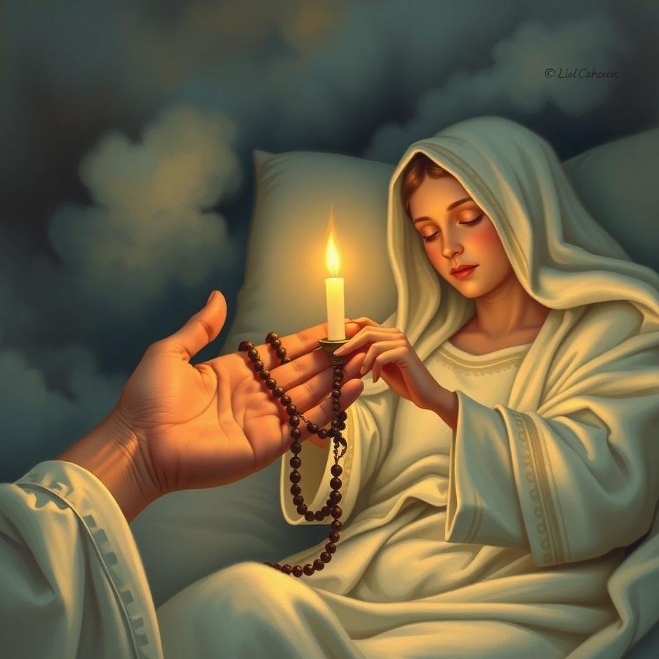 Dream : Receiving a rosary from your loved one in a dream