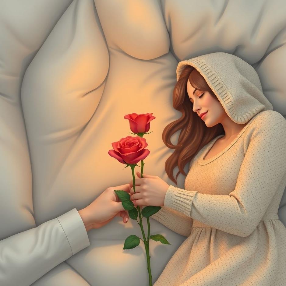 Dream : Receiving a rose from your spouse in a dream