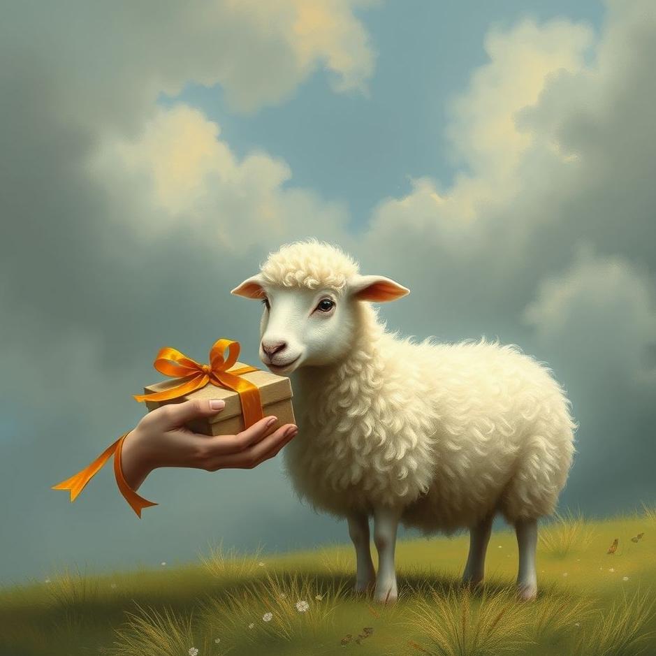 Dream : Receiving a sheep as a gift in a dream