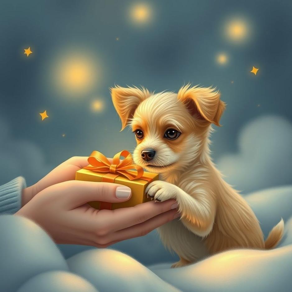Dream : Receiving a small dog as a gift in a dream