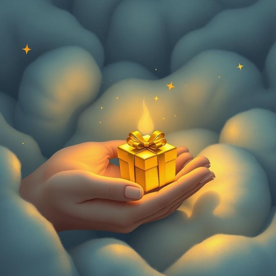 Dream : Receiving a small gold gift in a dream