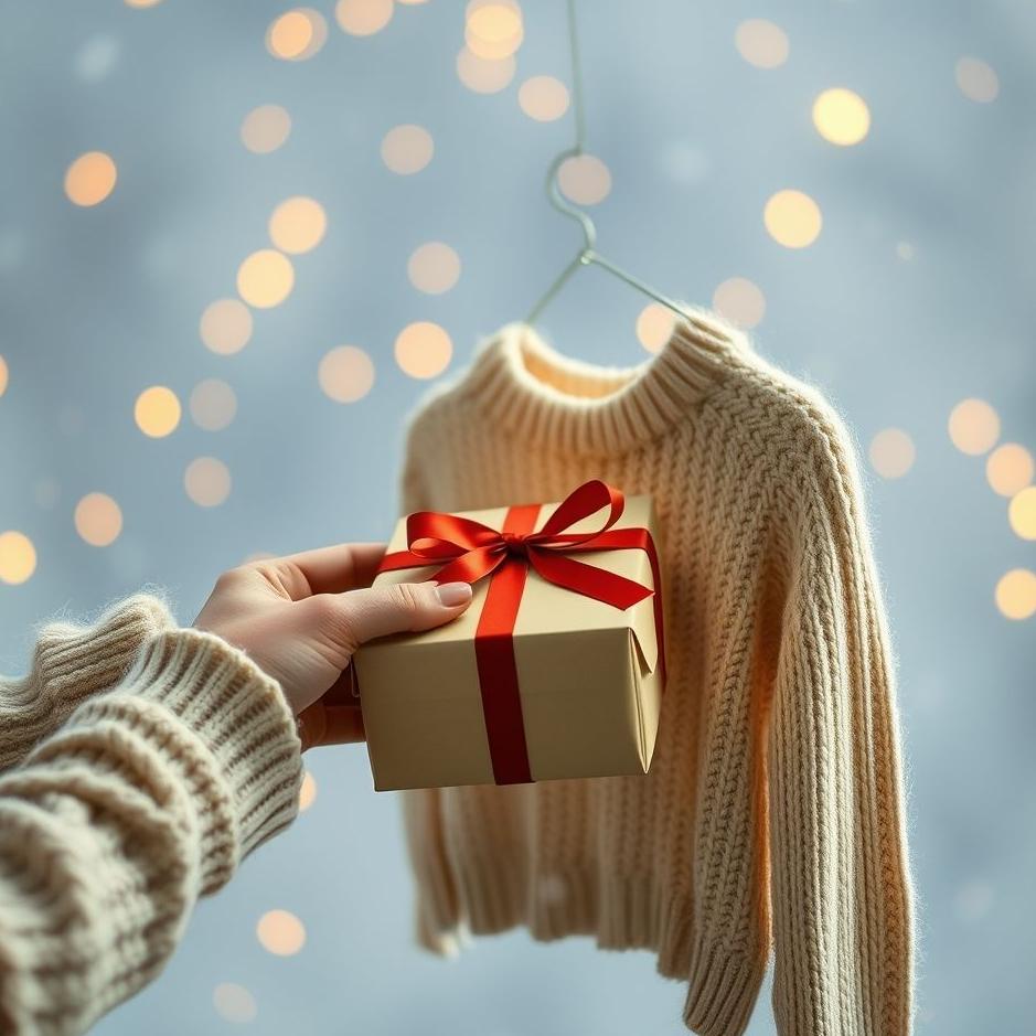 Dream : Receiving a sweater as a gift in a dream