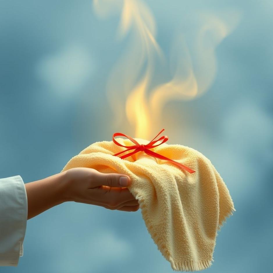 Dream : Receiving a towel as a gift in a dream