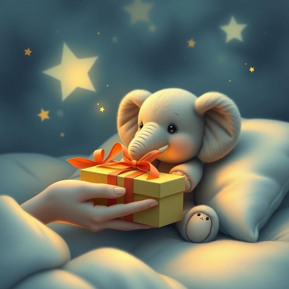 Dream : Receiving a toy elephant as a gift in a dream