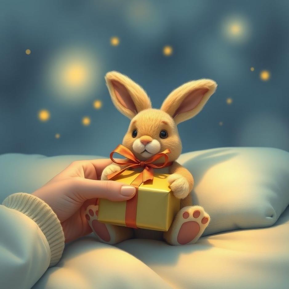 Dream : Receiving a toy rabbit as a gift in your dream