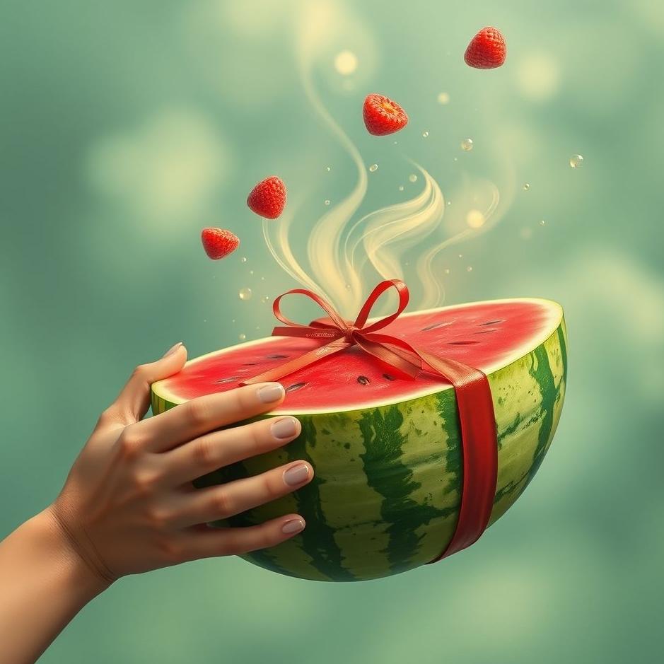 Dream : Receiving a watermelon as a gift in a dream