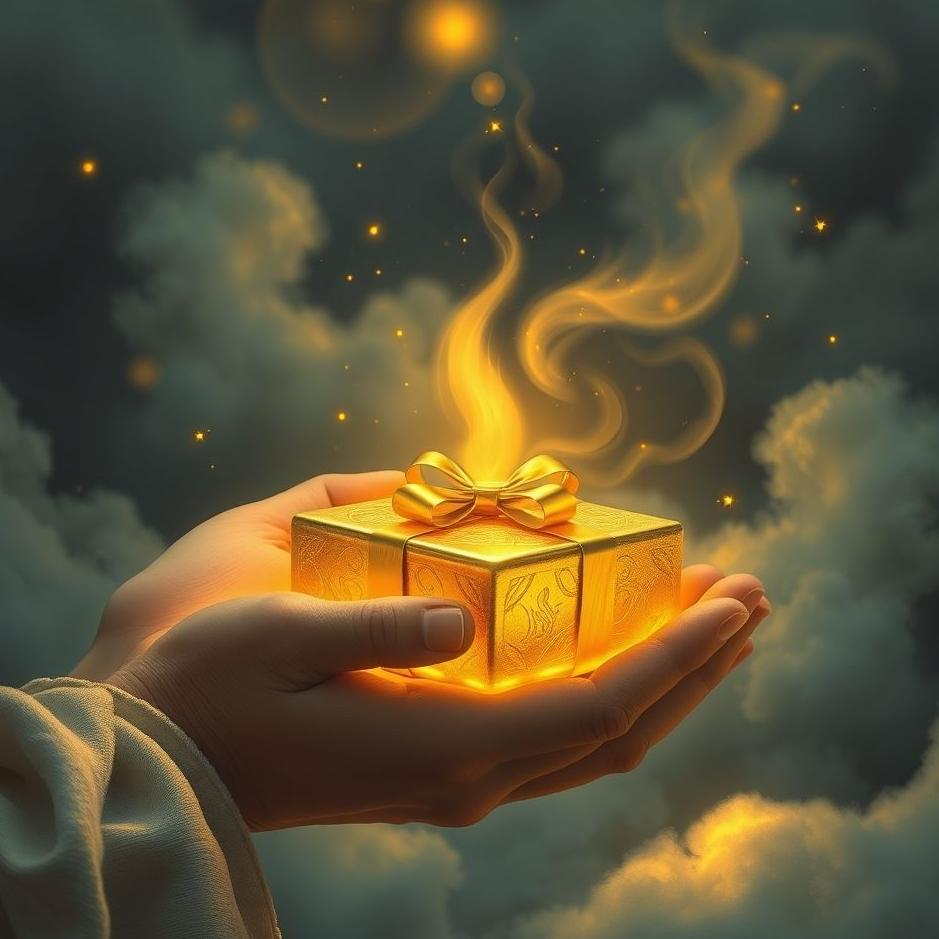 Dream : Receiving an old gold gift in a dream