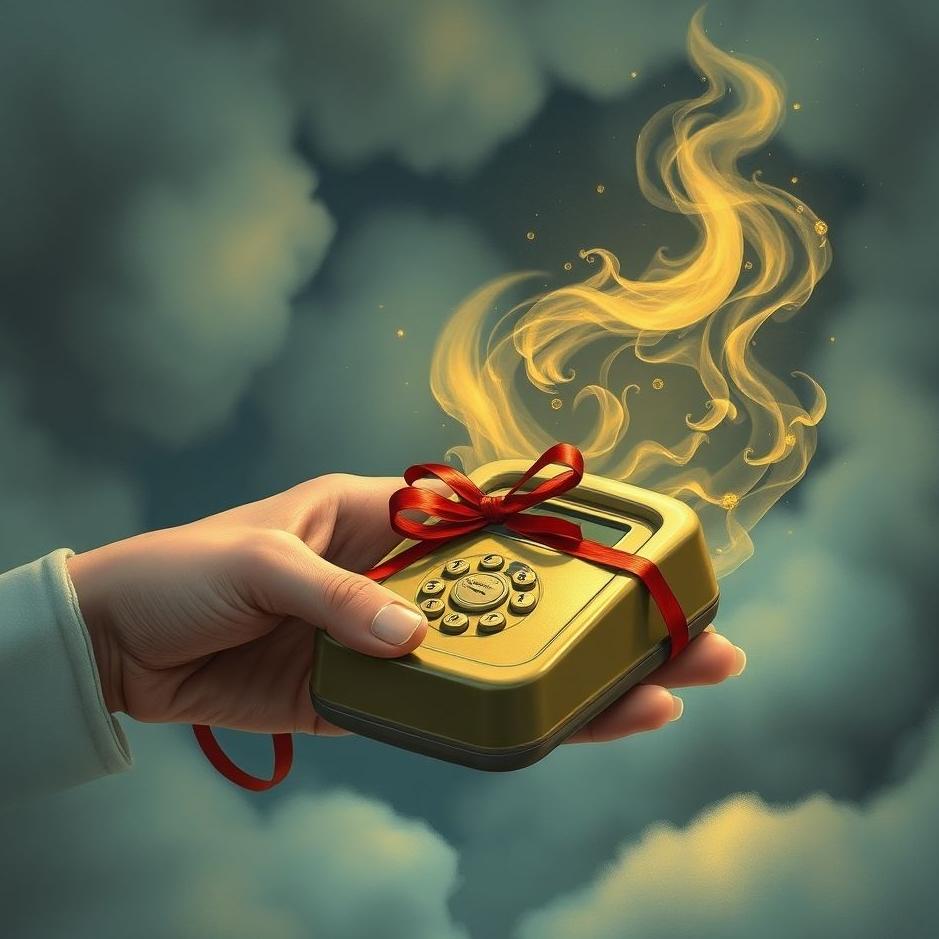 Dream : Receiving an old phone as a gift in a dream