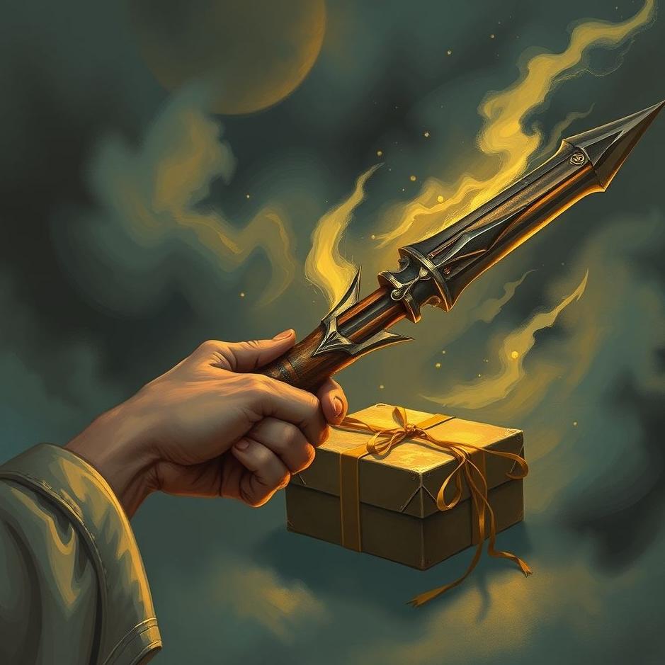 Dream : Receiving an old weapon as a gift in a dream