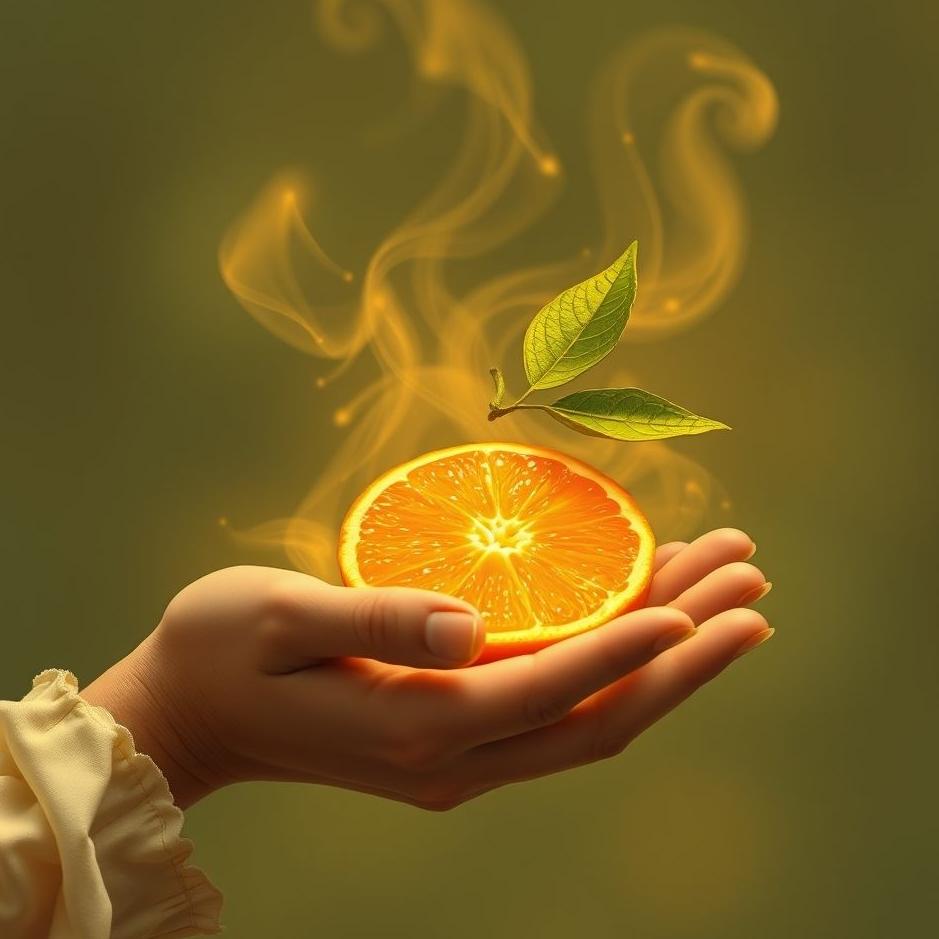 Dream : Receiving an orange as a gift in a dream
