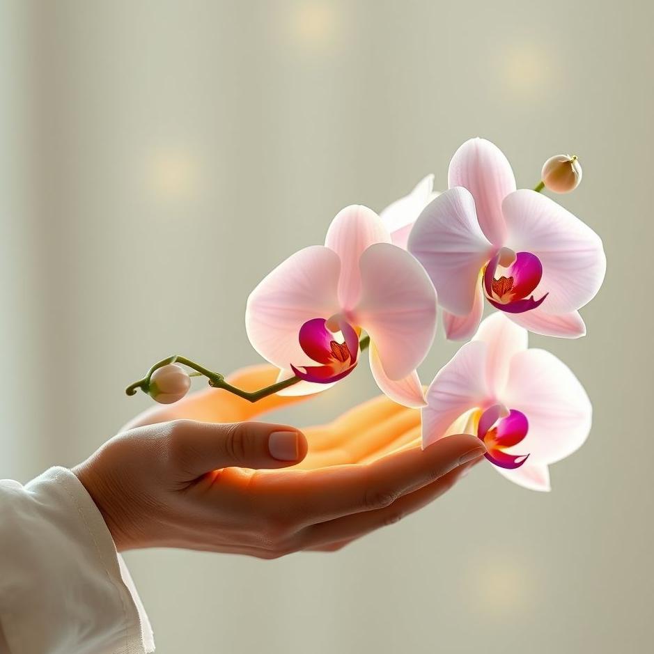 Dream : Receiving an orchid as a gift in a dream