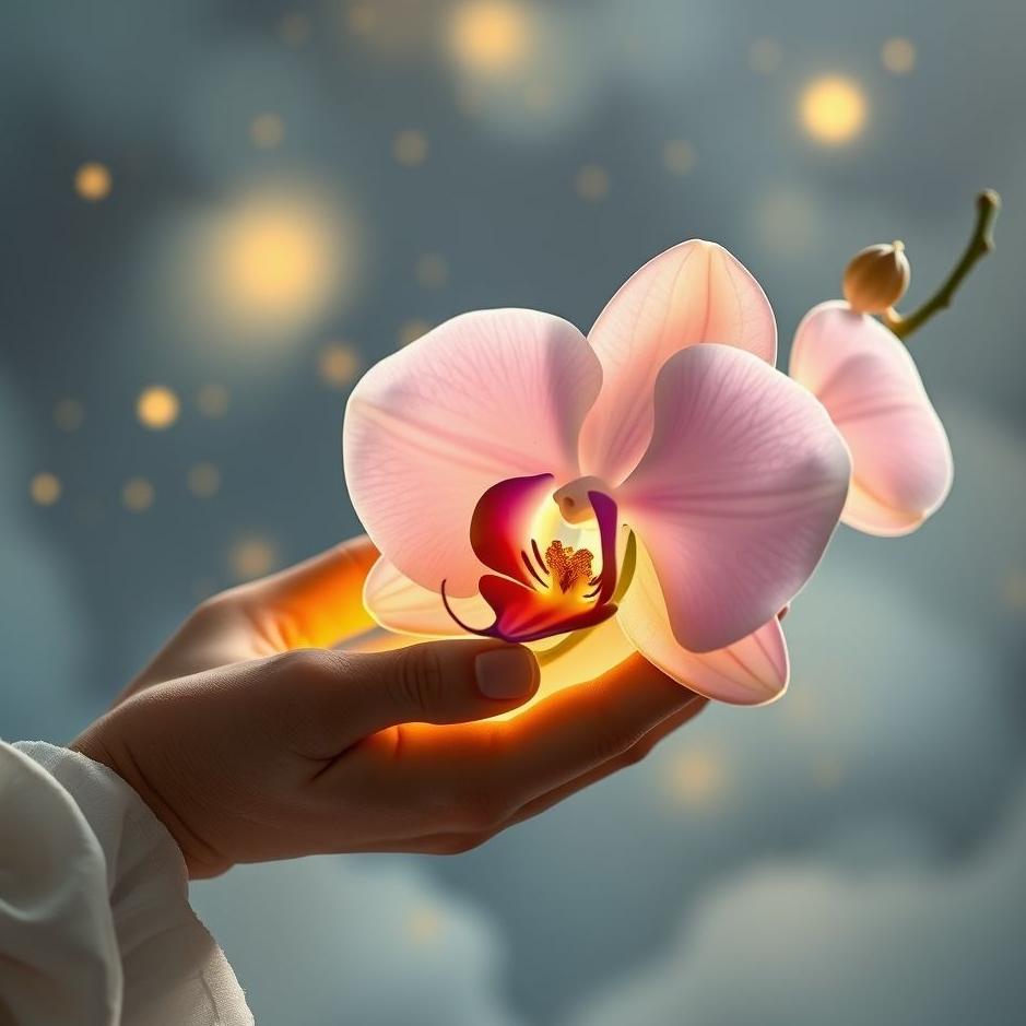 Dream : Receiving an orchid flower as a gift in a dream