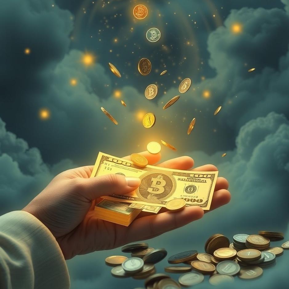 Dream : Receiving and counting money in a dream