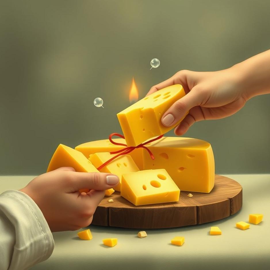 Dream : Receiving cheese as a gift in a dream