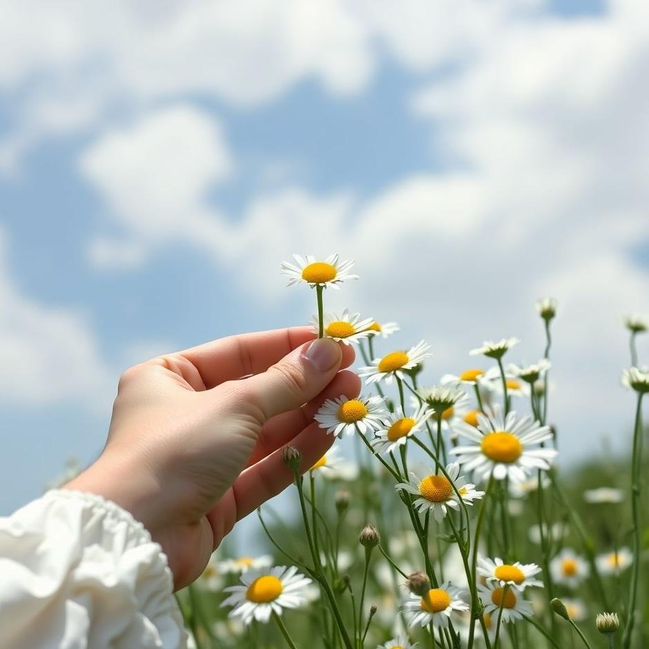 Dream : Receiving daisies from your lover in a dream