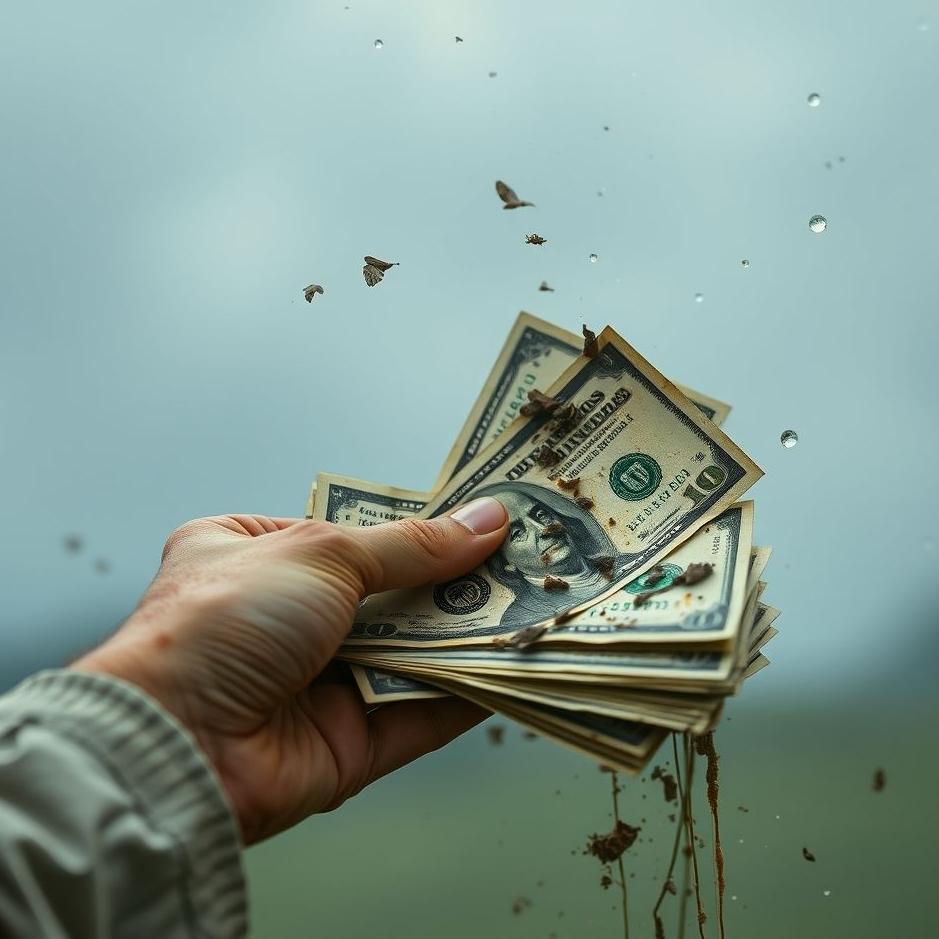 Dream : Receiving dirty money in a dream