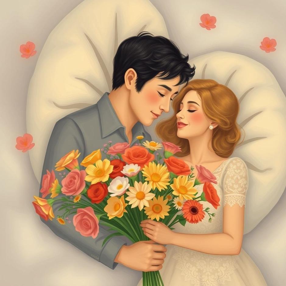 Dream : Receiving flowers from your husband in a dream