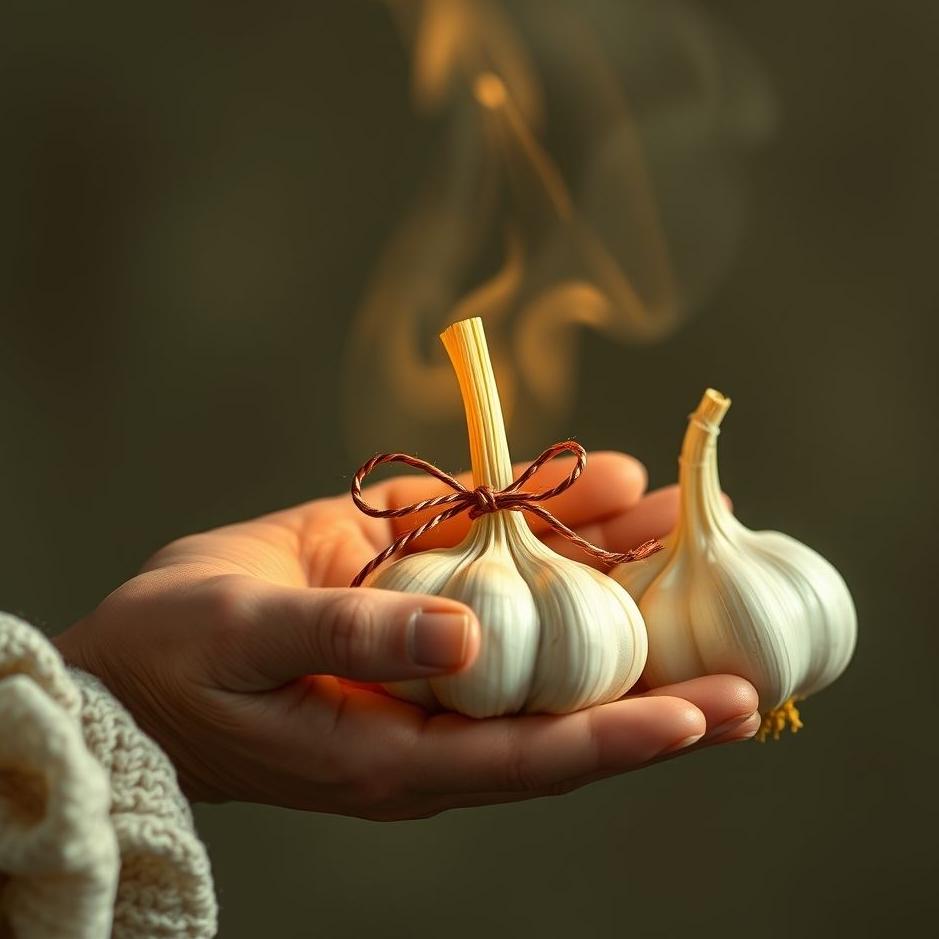 Dream : Receiving garlic as a gift in a dream