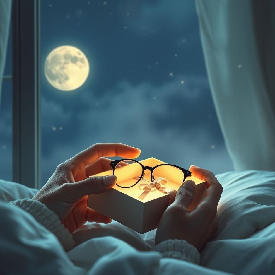 Dream : Receiving glasses as a gift in a dream
