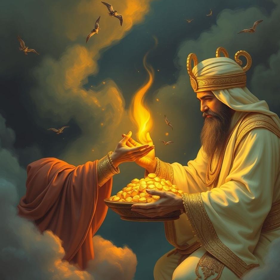 Dream : Receiving gold from the sultan in a dream