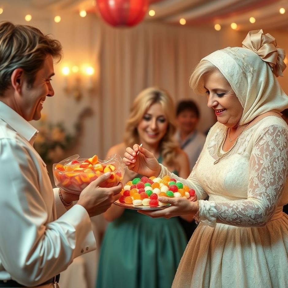 Dream : Receiving guest candy in a dream