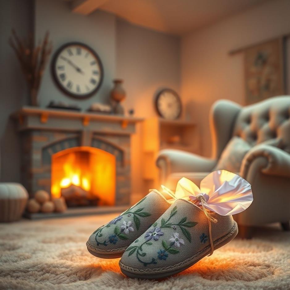 Dream : Receiving house slippers as a gift in a dream
