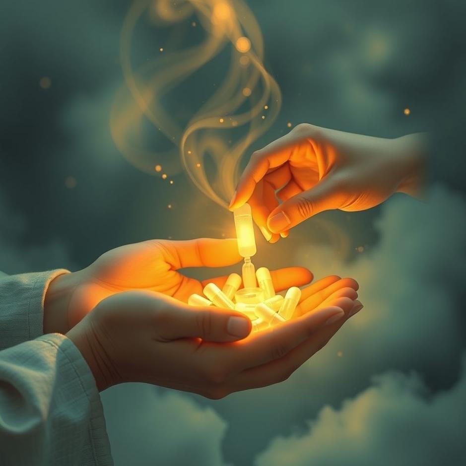 Dream : Receiving medicine as a gift in a dream