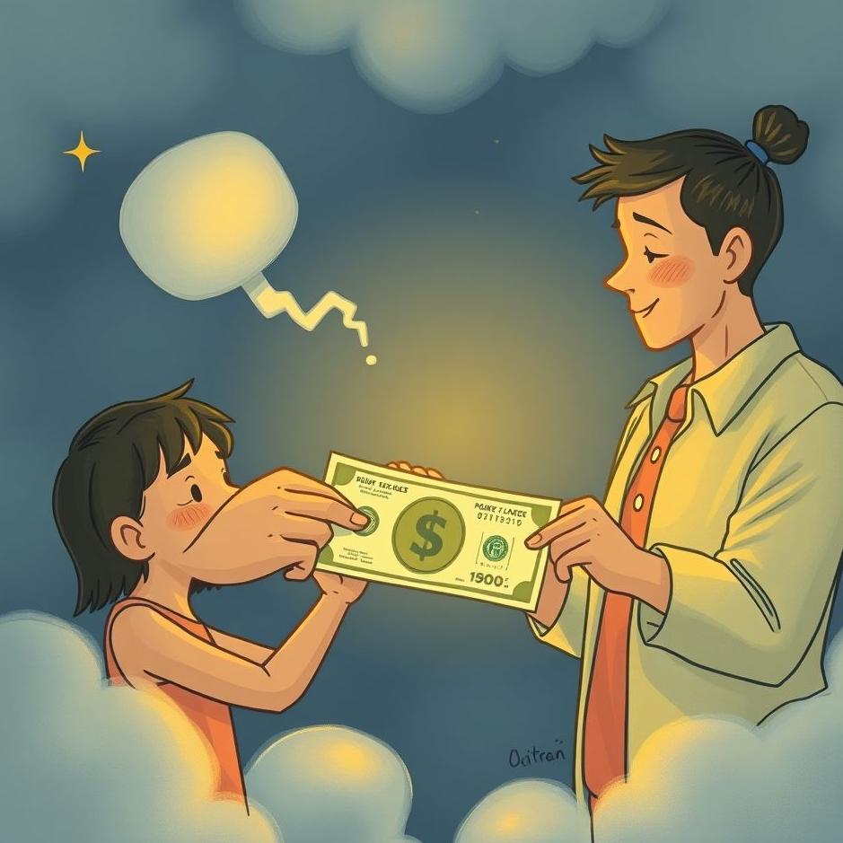 Dream : Receiving money from a cousin in a dream