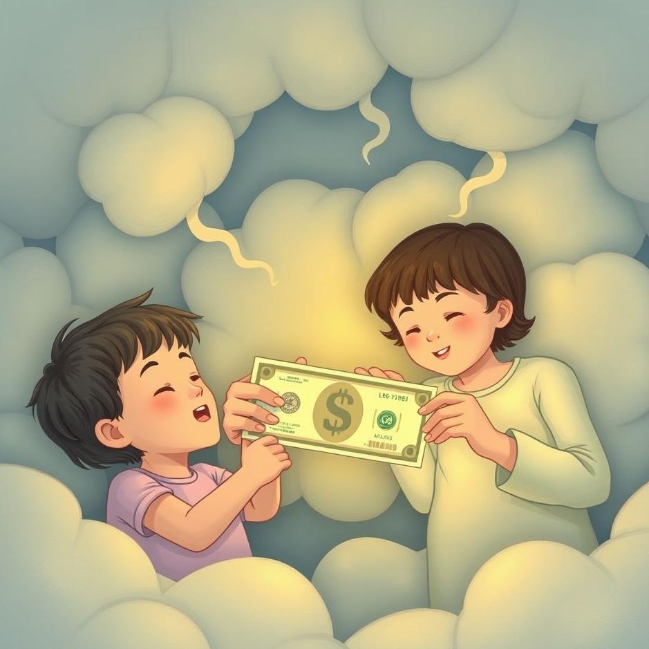 Dream : Receiving money from a sibling in a dream