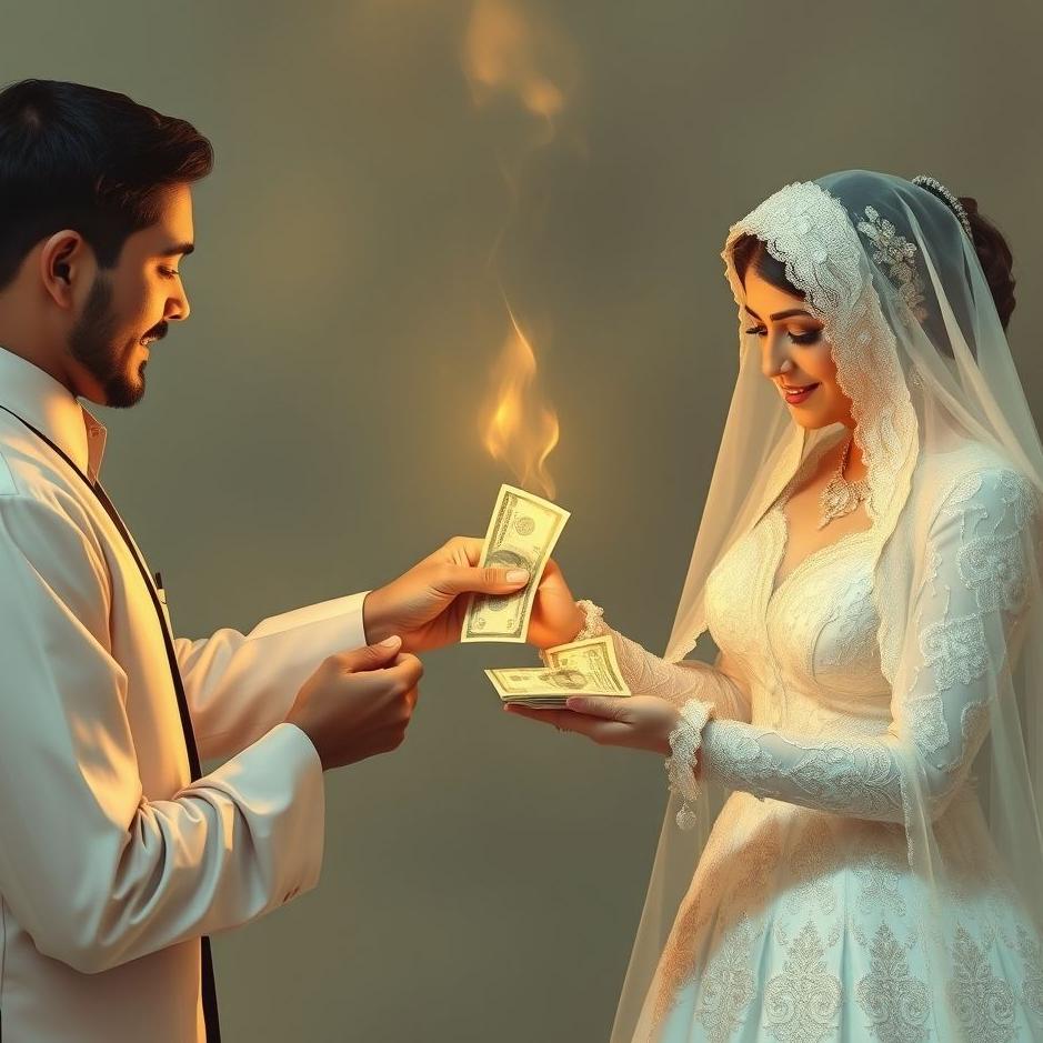 Dream : Receiving money from the bride in a dream
