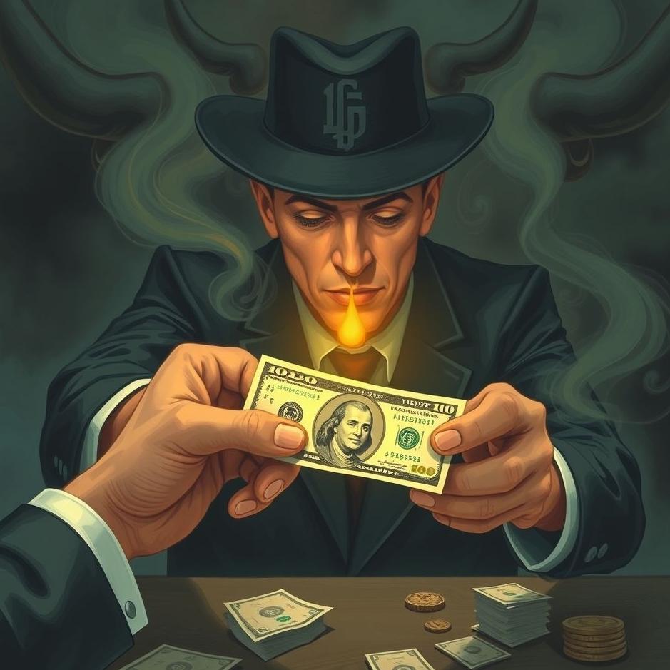 Dream : Receiving money from the mafia in a dream