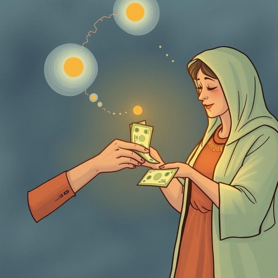 Dream : Receiving money from your lover's mother in a dream