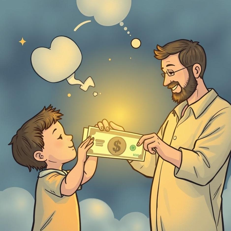 Dream : Receiving money from your son in a dream