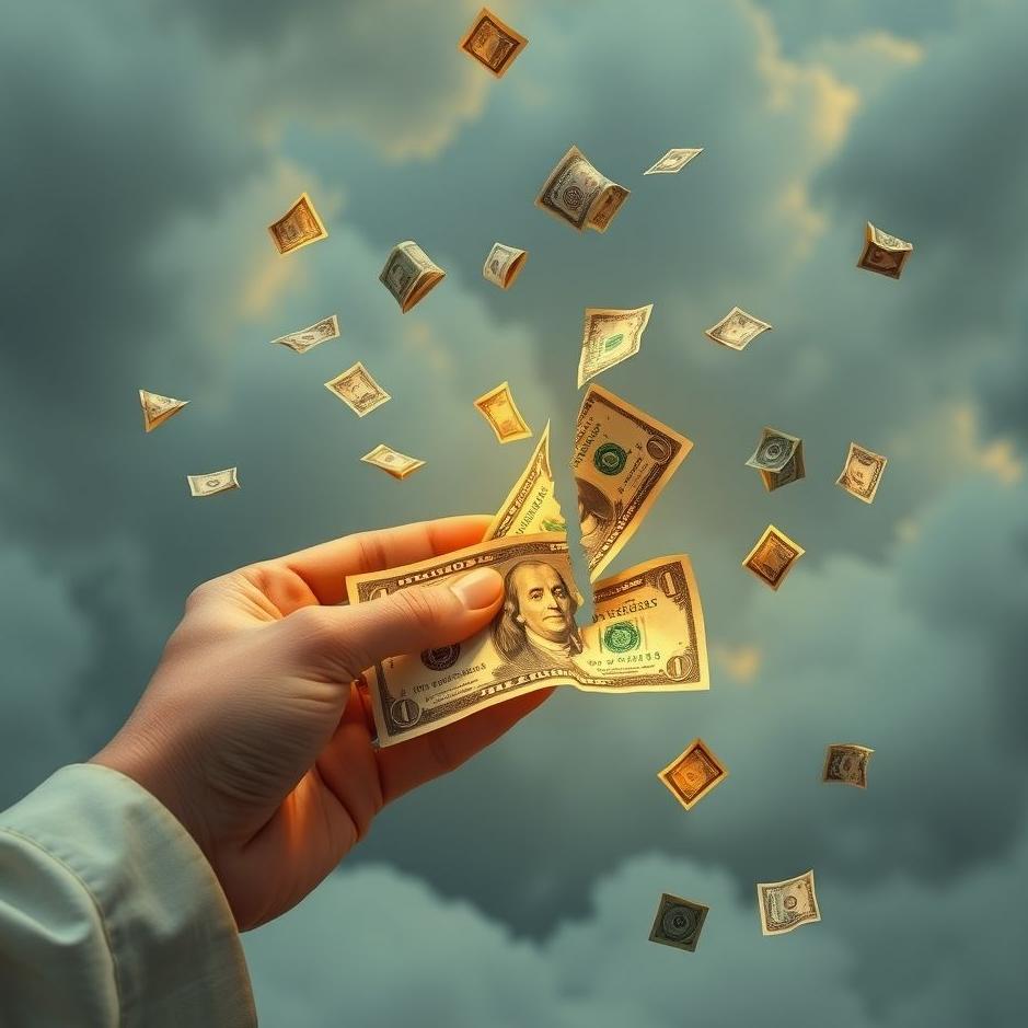 Dream : Receiving money in pieces in your dream