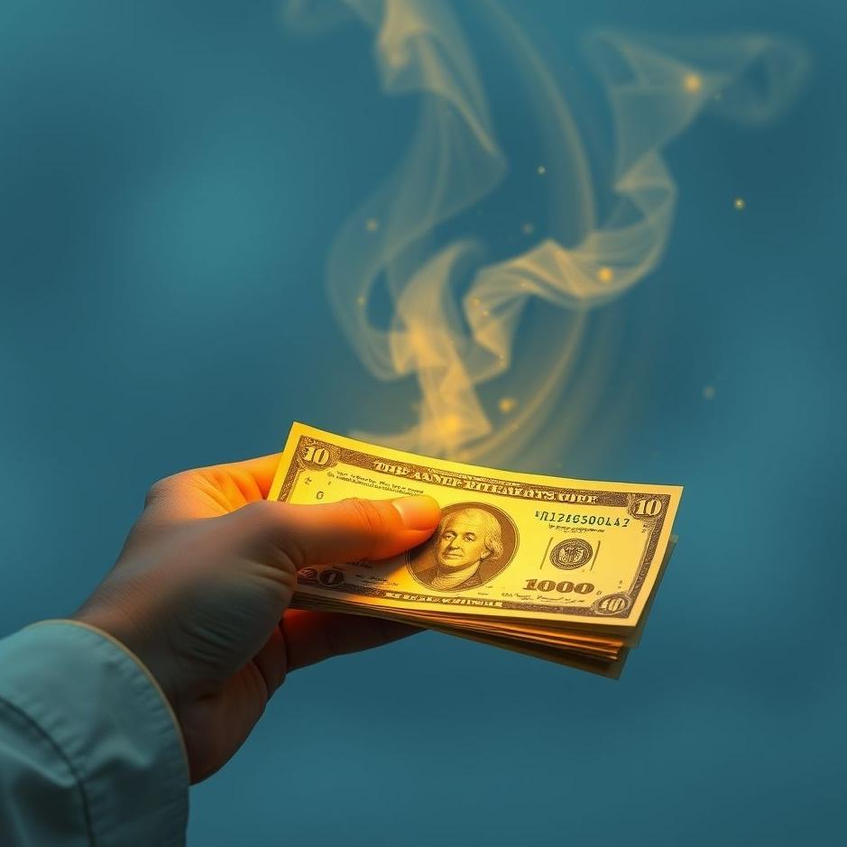 Dream : Receiving money without notice in a dream